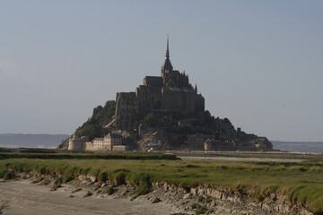 Mont Saint-Michel, Francia. Famosa abadía ubicada en la zona de Normandía.