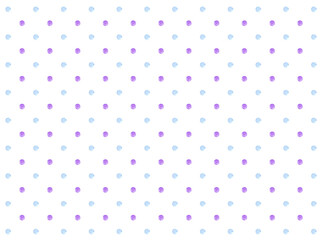 背景素材　水彩風パターン　水玉　紫　青