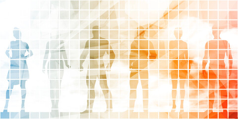 Fototapeta premium Business People