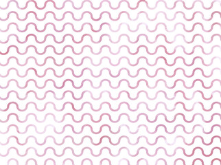 背景素材　水彩風パターン　波線　ピンク
