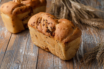 A golden loaf of aroma onion bread