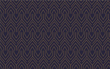 Yellow pattern design on dark blue background in modern and contemporary style.