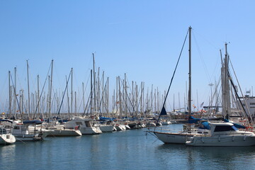 Fototapeta premium Port in Barcelona