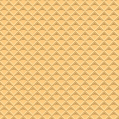 Ice cream in a waffle cup. Ice-cream cone of different taste with  toppings. Summer dessert. Vector illustration