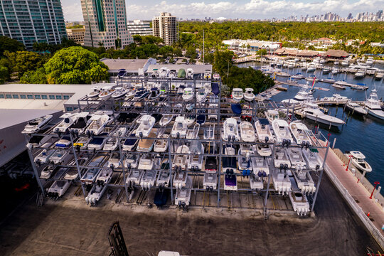 Dry Boat Storage In Coconut Grove Miami FL