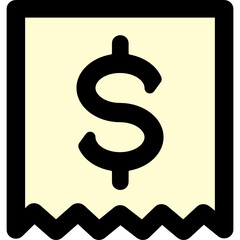 invoice icon vector