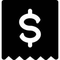 invoice icon vector