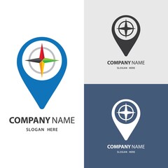 Pointer logo template vector icon