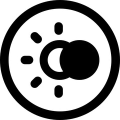 eclipse icon vector