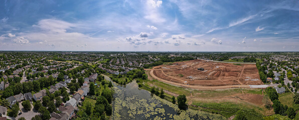 Grounds prepared for new subdivision development near Masterson Station Neighborhood of Lexington,...