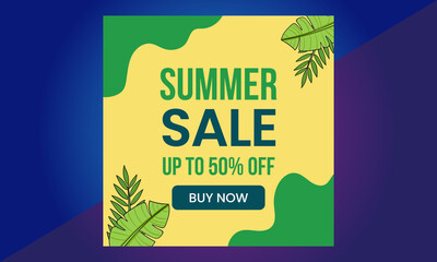 Summer Sale Banner
Suitable for social media posts, mobile apps, banners design and web/internet ads. Vector fashion backgrounds.