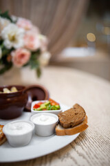 delicious hearty lunch