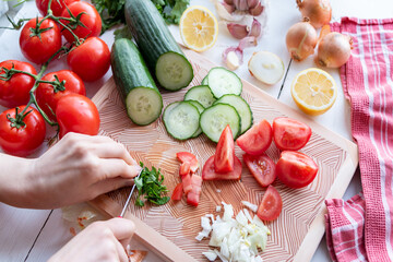 Gem&uuml;se schneiden