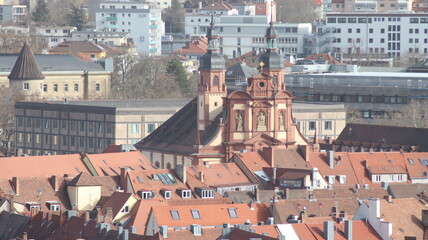 Fototapeta na wymiar Kirchen von Würzburg 