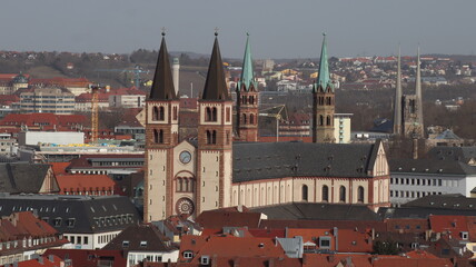 Fototapeta na wymiar Kirchen von Würzburg 