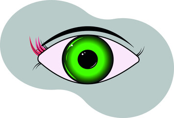 Eye vector icon. Eye logo