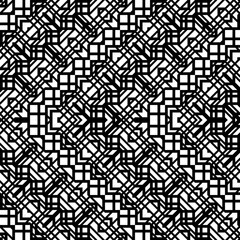 Design seamless monochrome zigzag pattern