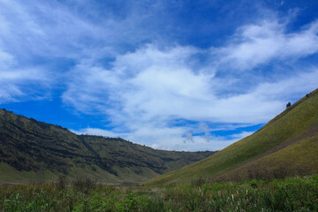 landscape with clouds