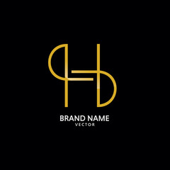 H Letter Monogram Logo Design
