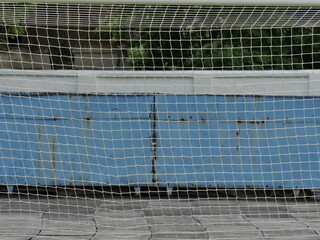 Obraz premium football goal net