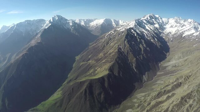 Caucasus, Ossetia. Kurtat gorge. Valleys of the Fiagdon and Tsaziudon rivers. 