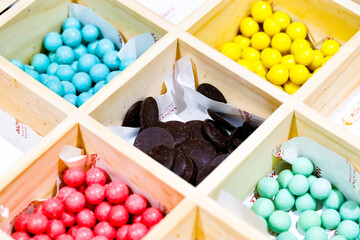 colorful chocolate