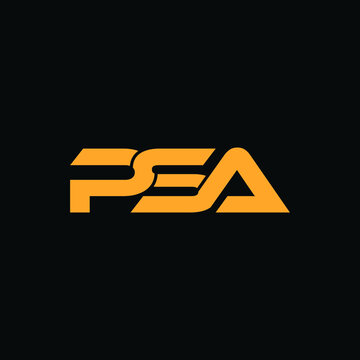 psa letter logo design 