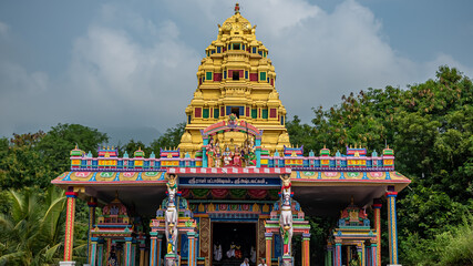 1008 Shiva Temple Salem, Tamil Nadu, India. Hindu temple complex dedicated to Shiva, with 1008...