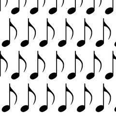 Graphic musical note for your design and background