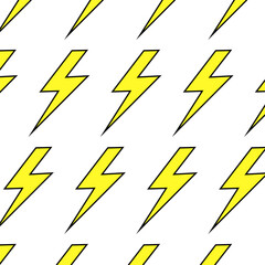 Graphic thunder pattern for your design and background, electric pattern 