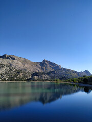 lake in the Tramuntana mountains Embalse Cuber Majorca Spain
