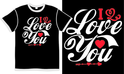 i love you, heart gift, lover design, love illustration vector 