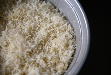 Basmati Rice in a Pot