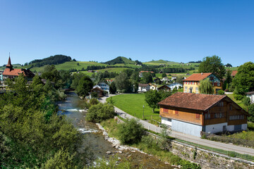 Fototapeta na wymiar Appenzell in der Schweiz