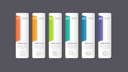 Modern infographics business design with 8 option concepts, parts, steps or processes can be used for workflow layout, diagram, number options, web design. infographic element.