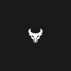 bull head logo vector