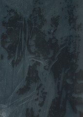 texture of black scratched polyethylene background
