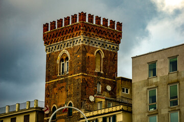 Morchi tower (Torre dei Morch) in Genoa, Italy © BGStock72