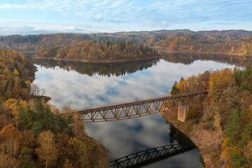 Most nad jeziorem Pilchowickim