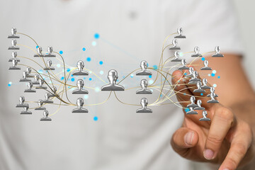 team hierarchy connection group digital