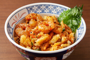 海鮮かき揚げ丼