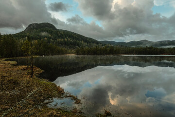 lake in the mountains