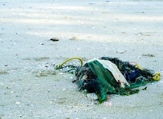 garbage on the beach