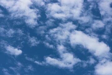 blue sky with clouds