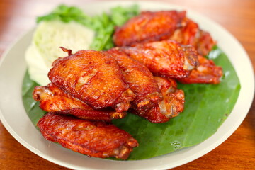 Baked chicken wings