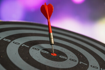 Bullseye is a target of business. Dart is an opportunity and Dartboard is the target and goal. So...
