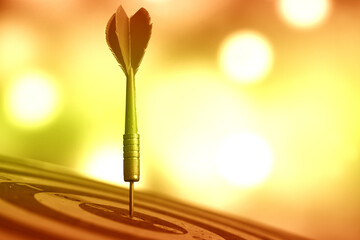 Bullseye is a target of business. Dart is an opportunity and Dartboard is the target and goal. So...