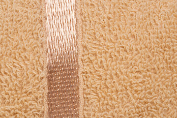 terry bath towels made of cotton, isolate for clipping on a white background