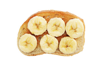 Toast with banana