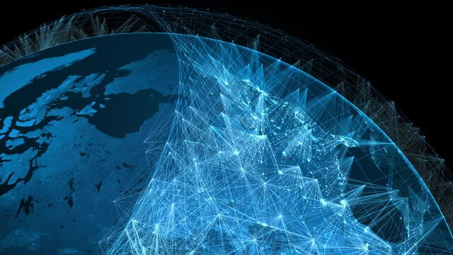 The satellite constellation Starlink at an altitude of 550 km provides broadband Internet coverage of the entire populated surface of the Earth.
